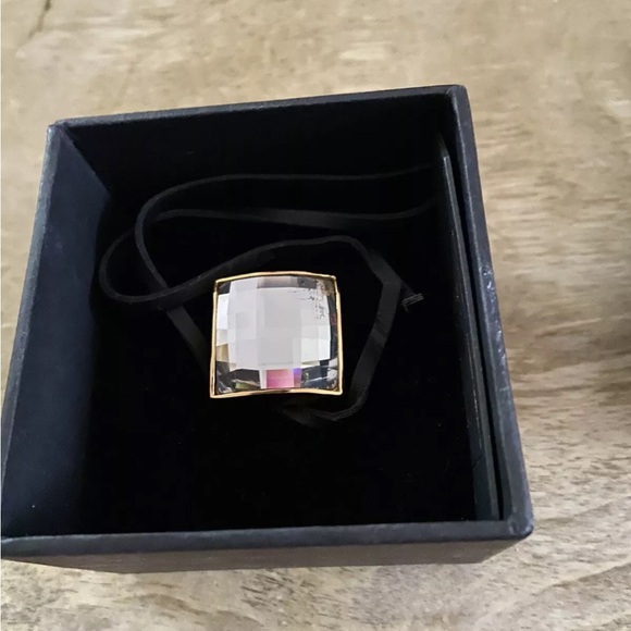 Balmain x H&M Crystal and Gold Cocktail Ring - Picture 3 of 10